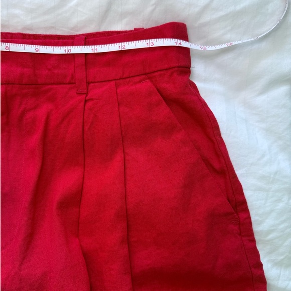 GAP 365 High Rise Linen-blend Short Dopamine Dressing Tailored Preppy Size Small - Picture 7 of 10